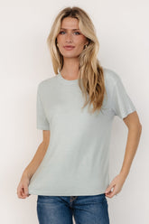 Elliot Relaxed Tee | Pale Mint - Baltic Born
